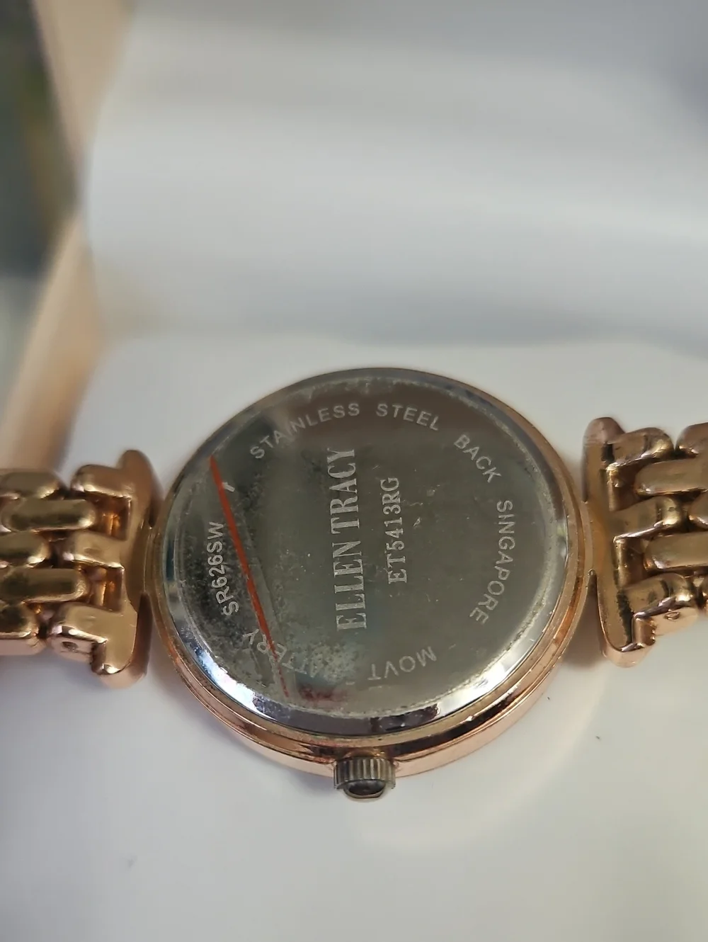 Watch Rose Gold With White Sapphires Round Fancy Formal Wear Costume Jewery 8